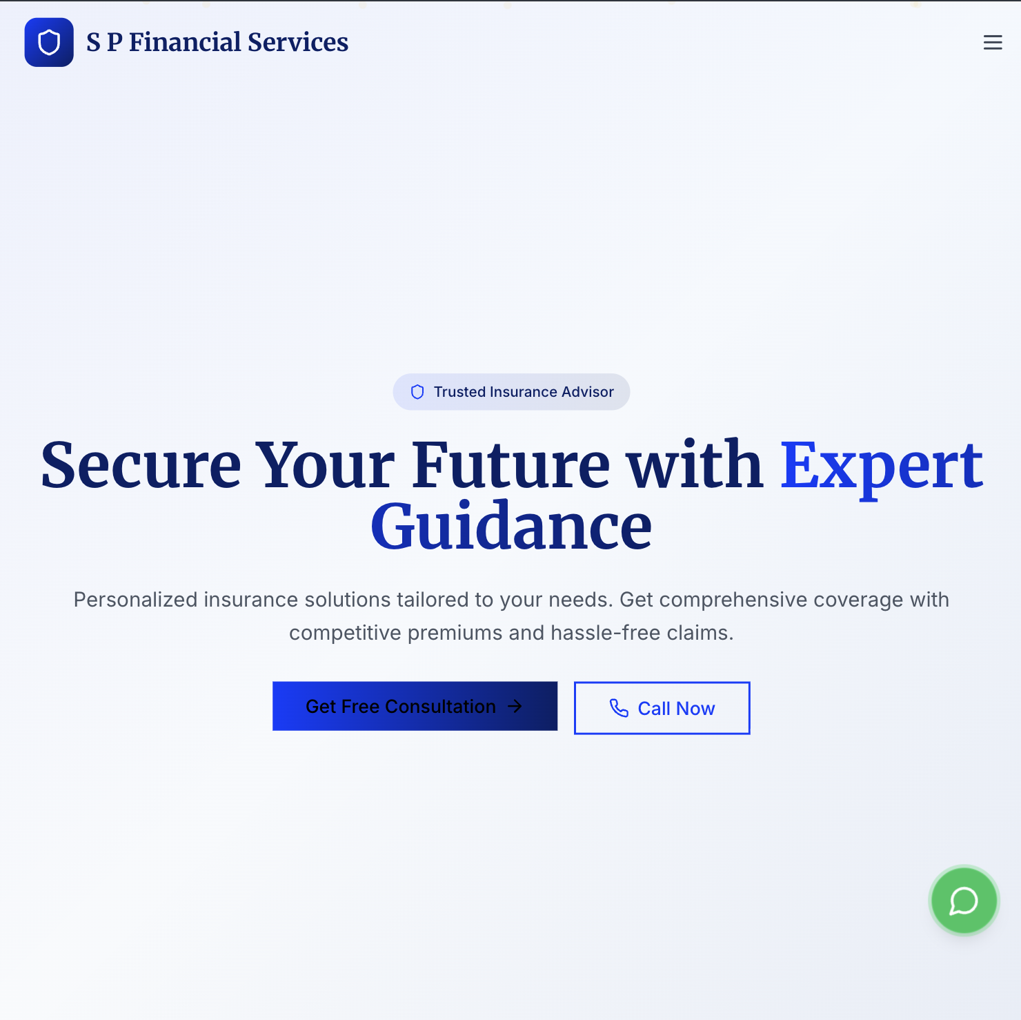 SPF Insure - Insurance Website Design and Development