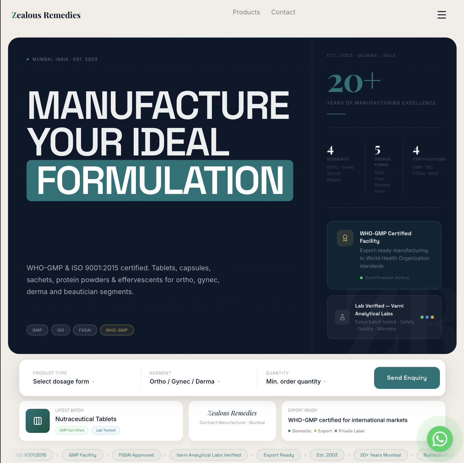 Zealous Remedies - Healthcare Website Design Portfolio